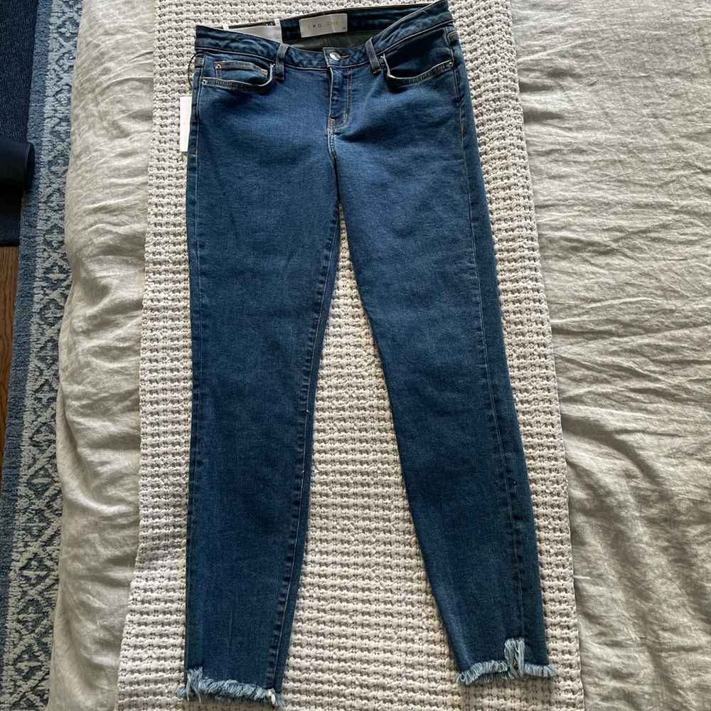 Iro Mid Rise Skinny Jeans - Size 28